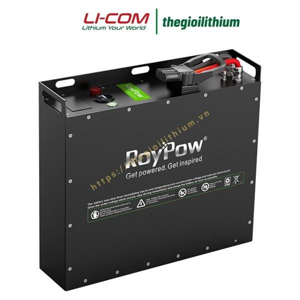 Pin lithium cho xe nâng của RoyPow 24V 100Ah F24100 1 Pin lithium cho xe nâng của RoyPow 24V 100Ah F24100