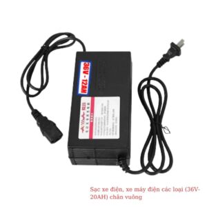 sac xe may dien cac loai 36v 20ah chan vuong 4